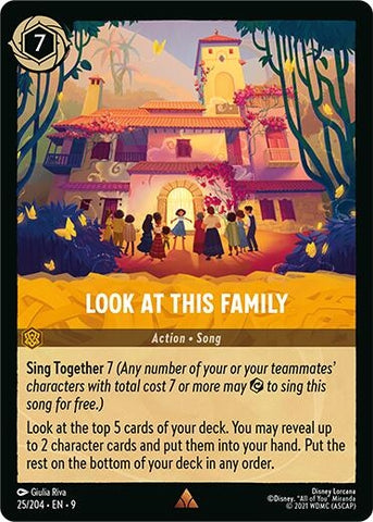 Image for Look at This Family (25/204) (Fabled) - Disney Lorcana