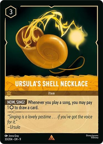 Image for Ursula's Shell Necklace (33/204) (Fabled) - Disney Lorcana