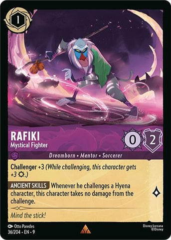 Image for Rafiki - Mystical Fighter (36/204) (Fabled) - Disney Lorcana
