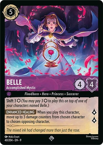 Image for Belle - Accomplished Mystic (40/204) (Fabled) - Disney Lorcana