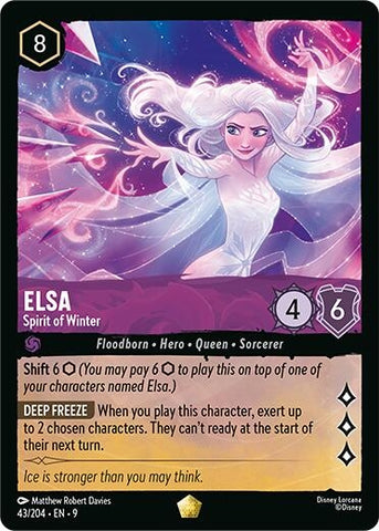 Image for Elsa - Spirit of Winter (43/204) (Fabled) - Disney Lorcana