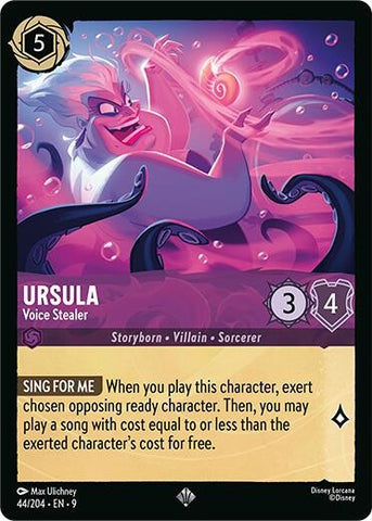 Image for Ursula - Voice Stealer (44/204) (Fabled) - Disney Lorcana