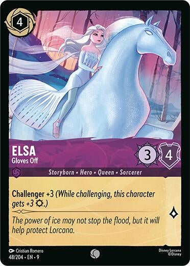 Image for Elsa - Gloves Off (48/204) (Fabled) - Disney Lorcana