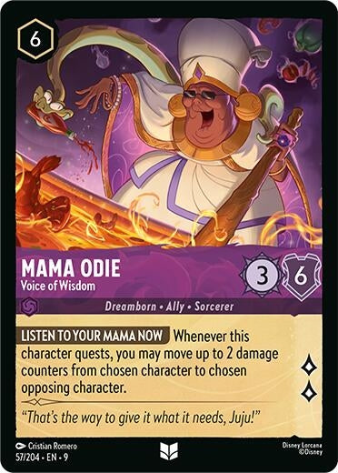 Image for Mama Odie - Voice of Wisdom (57/204) (Fabled) - Disney Lorcana