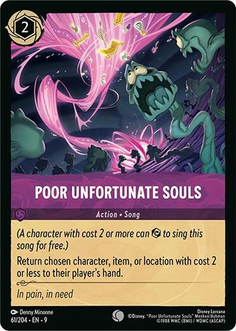 Image for Poor Unfortunate Souls (61/204) (Fabled) - Disney Lorcana