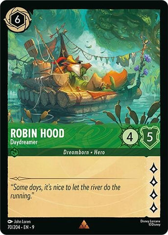 Image for Robin Hood - Daydreamer (70/204) (Fabled) - Disney Lorcana