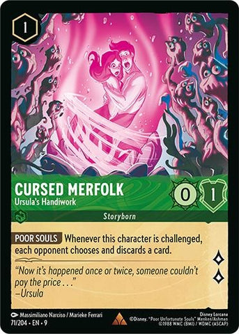 Image for Cursed Merfolk - Ursula's Handiwork (71/204) (Fabled) - Disney Lorcana