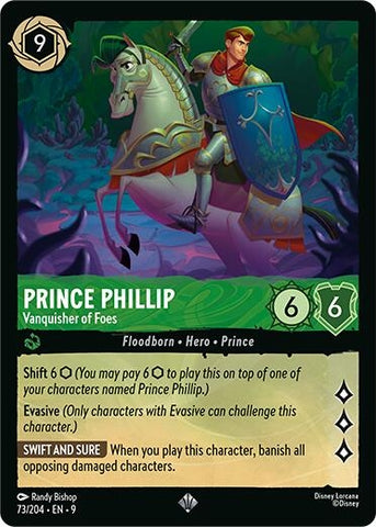 Image for Prince Phillip - Vanquisher of Foes (73/204) (Fabled) - Disney Lorcana