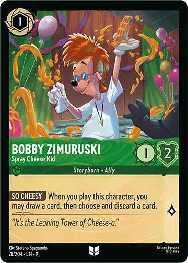 Image for Bobby Zimuruski - Spray Cheese Kid (78/204) (Fabled) - Disney Lorcana
