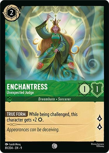 Image for Enchantress - Unexpected Judge (81/204) (Fabled) - Disney Lorcana