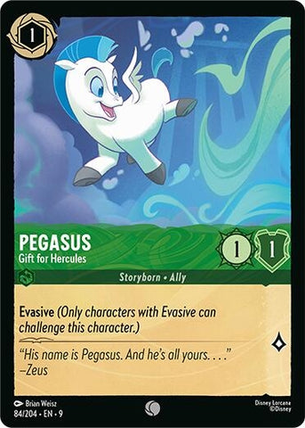 Image for Pegasus - Gift for Hercules (84/204) (Fabled) - Disney Lorcana