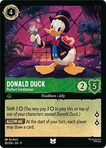 Image for Donald Duck - Perfect Gentleman (85/204) (Fabled) - Disney Lorcana