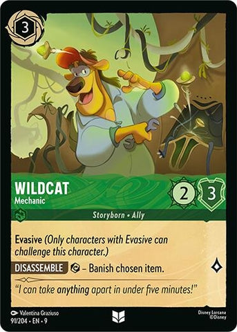 Image for Wildcat - Mechanic (91/204) (Fabled) - Disney Lorcana