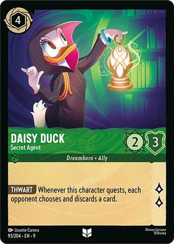 Image for Daisy Duck - Secret Agent (93/204) (Fabled) - Disney Lorcana