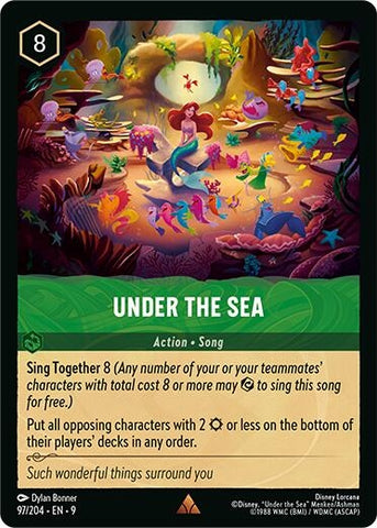 Image for Under the Sea (97/204) - Disney Lorcana