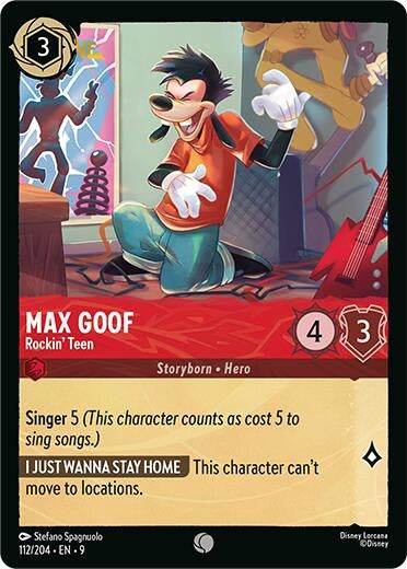 Image for Max Goof - Rockin' Teen (112/204) (Fabled) - Disney Lorcana