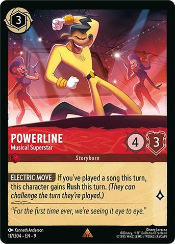 Image for Powerline - Musical Superstar (117/204) (Fabled) - Disney Lorcana