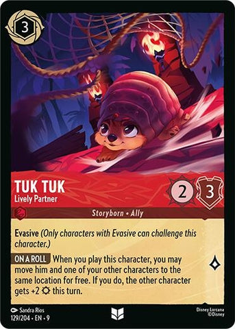 Image for Tuk Tuk - Lively Partner (129/204) (Fabled) - Disney Lorcana