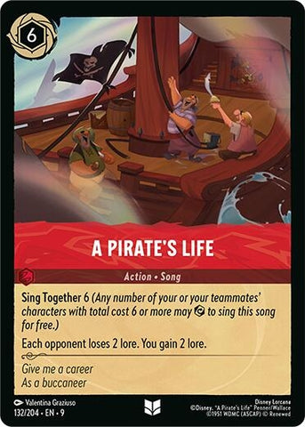 Image for A Pirate's Life (132/204) (Fabled) - Disney Lorcana