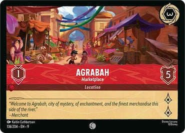 Image for Agrabah - Marketplace (136/204) (Fabled) - Disney Lorcana