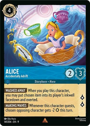 Image for Alice - Accidentally Adrift (141/204) (Fabled) - Disney Lorcana