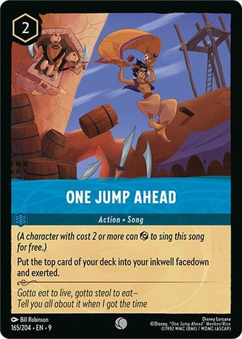 Image for One Jump Ahead (165/204) (Fabled) - Disney Lorcana