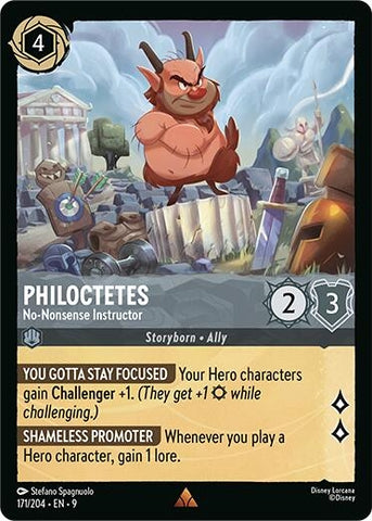Image for Philoctetes - No-Nonsense Instructor (171/204) (Fabled) - Disney Lorcana
