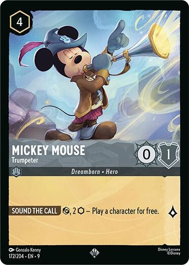Image for Mickey Mouse - Trumpeter (172/204) (Fabled) - Disney Lorcana