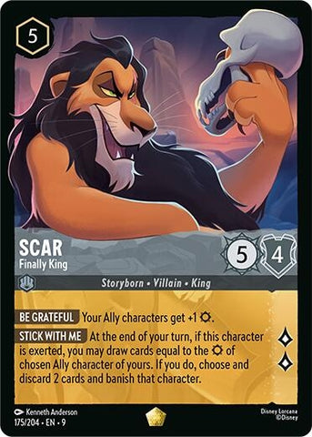 Image for Scar - Finally King (175/204) (Fabled) - Disney Lorcana