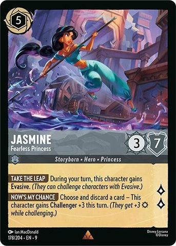 Image for Jasmine - Fearless Princess (178/204) (Fabled) - Disney Lorcana