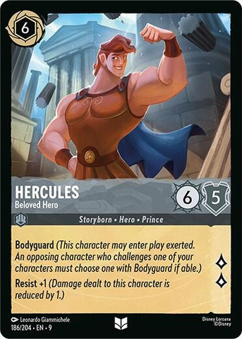 Image for Hercules - Beloved Hero (186/204) (Fabled) - Disney Lorcana