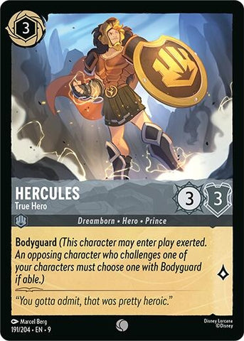 Image for Hercules - True Hero (191/204) (Fabled) - Disney Lorcana