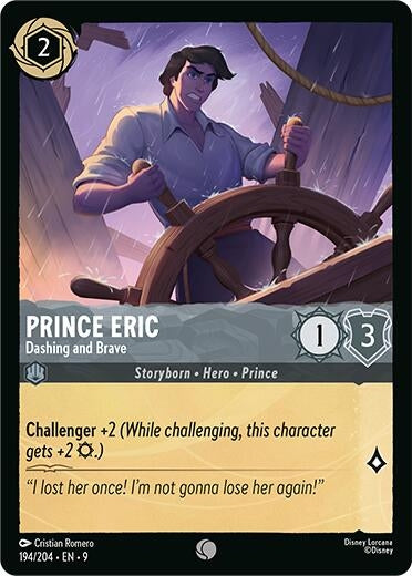Image for Prince Eric - Dashing and Brave (194/204) - Disney Lorcana