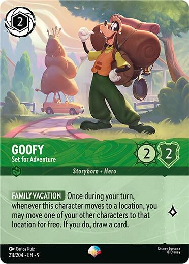 Image for Goofy - Set for Adventure (Epic) (211/204) (Fabled) - Disney Lorcana
