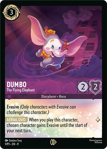 Image for Dumbo - The Flying Elephant (1/P3) (Disney Lorcana Promo Cards) - Disney Lorcana