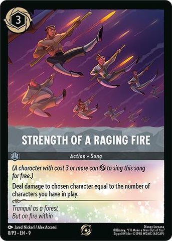 Image for Strength of a Raging Fire (8/P3) (Disney Lorcana Promo Cards) - Disney Lorcana