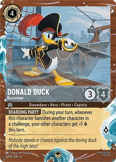 Image for Donald Duck - Buccaneer (Disney Cruise Promo) (15/P3) (Disney Lorcana Promo Cards) - Disney Lorcana