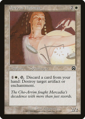 Image for Devout Witness (17) [Mercadian Masques]