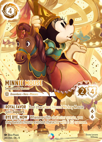 Image for Minnie Mouse - Sweetheart Princess (Iconic) (241/204) (Fabled) - Disney Lorcana
