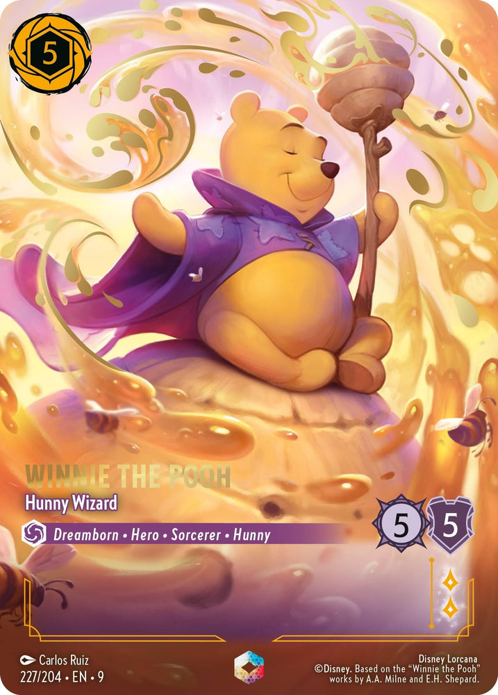 Image for Winnie the Pooh - Hunny Wizard (Enchanted) (227/204) - Disney Lorcana