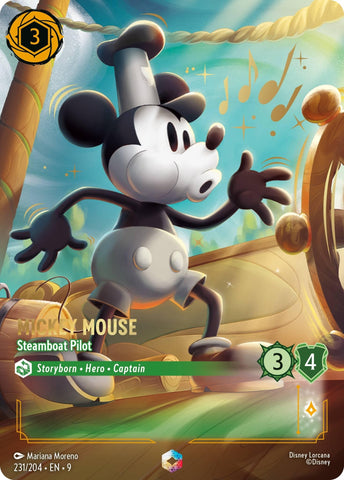 Image for Mickey Mouse - Steamboat Pilot (Enchanted) (Fabled) - Disney Lorcana