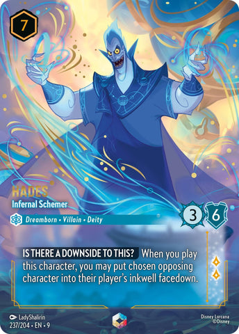 Image for Hades - Infernal Schemer (Enchanted) (Fabled) - Disney Lorcana