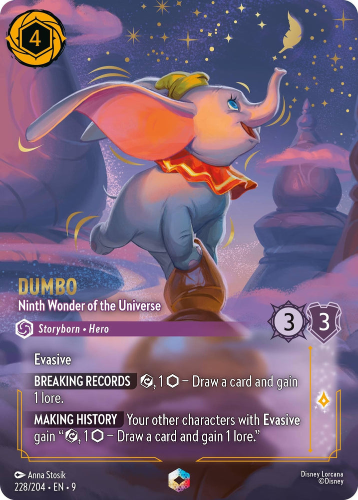 Image for Dumbo - Ninth Wonder of the Universe (Enchanted) (Fabled) - Disney Lorcana