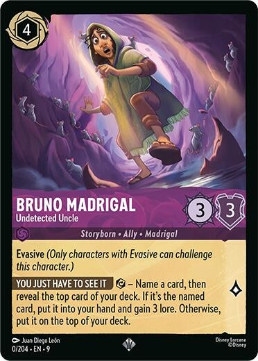 Image for Bruno Madrigal - Undetected Uncle (0/204) - Disney Lorcana
