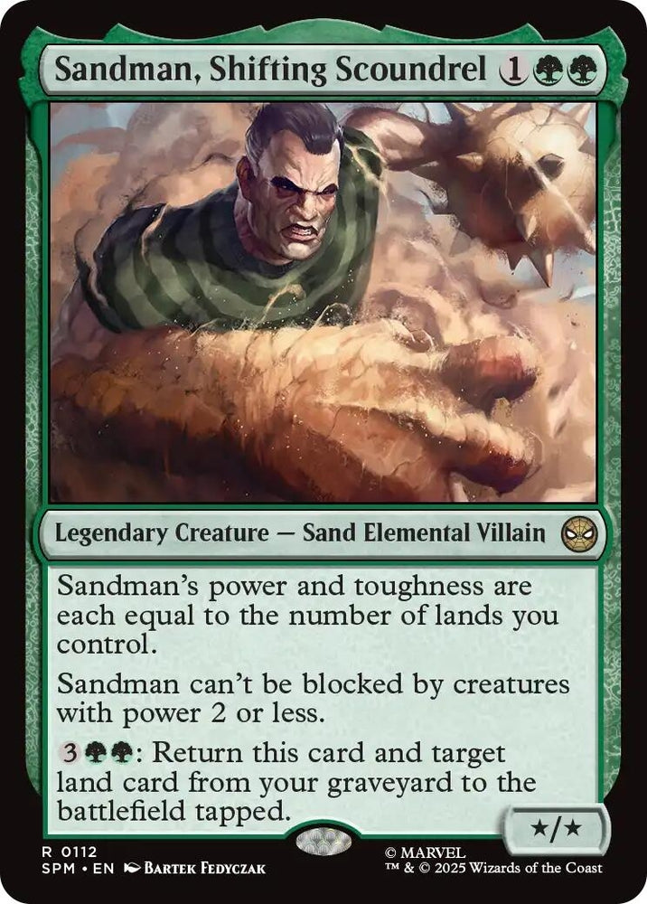 Image for Sandman, Shifting Scoundrel (112) - Magic: The Gathering
