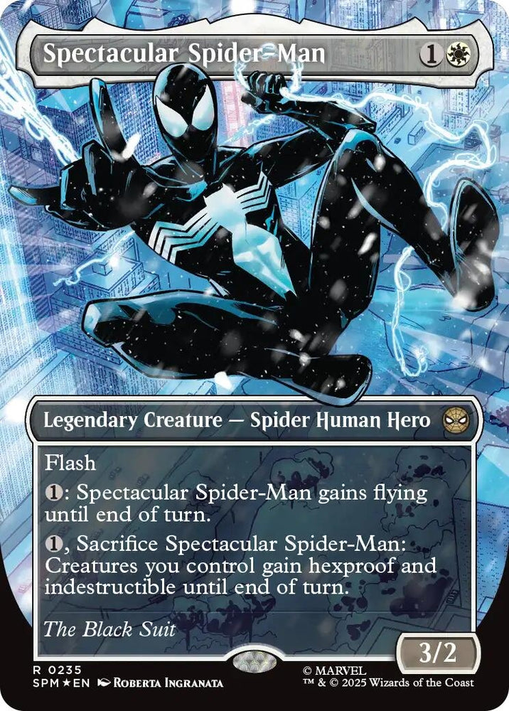 Image for Spectacular Spider-Man (0235) (Borderless) (Textured Foil) (235) - Magic: The Gathering
