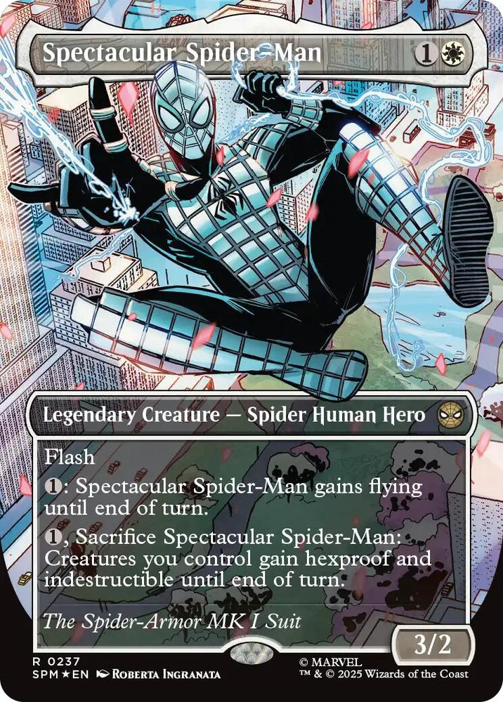 Image for Spectacular Spider-Man (0237) (Borderless) (Textured Foil) (237) - Magic: The Gathering