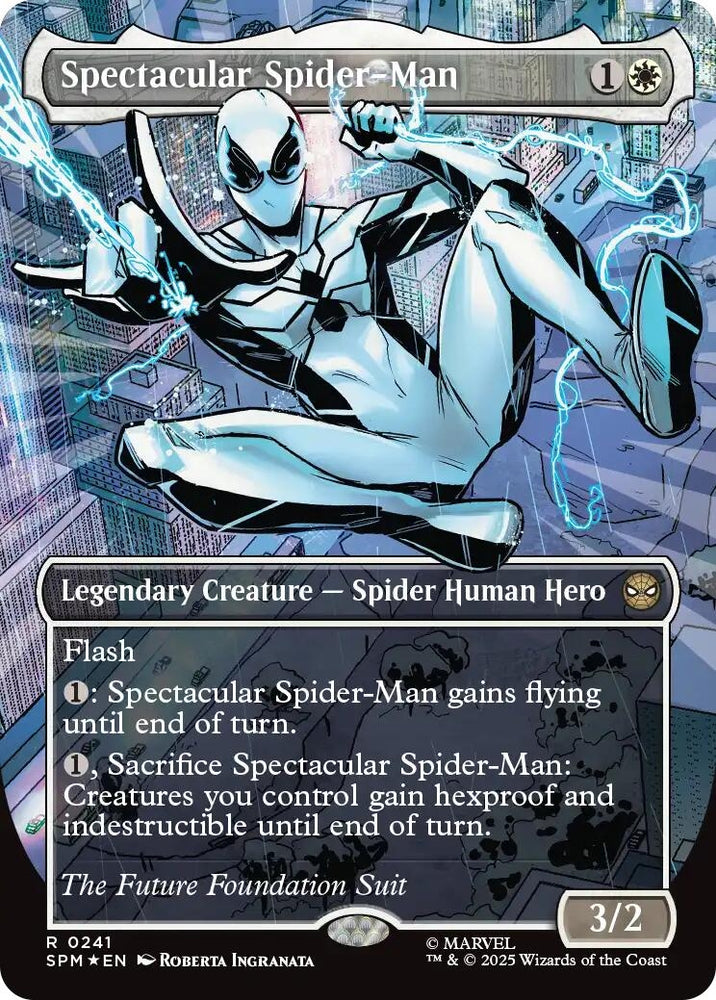 Image for Spectacular Spider-Man (0241) (Borderless) (Textured Foil) (241) - Magic: The Gathering