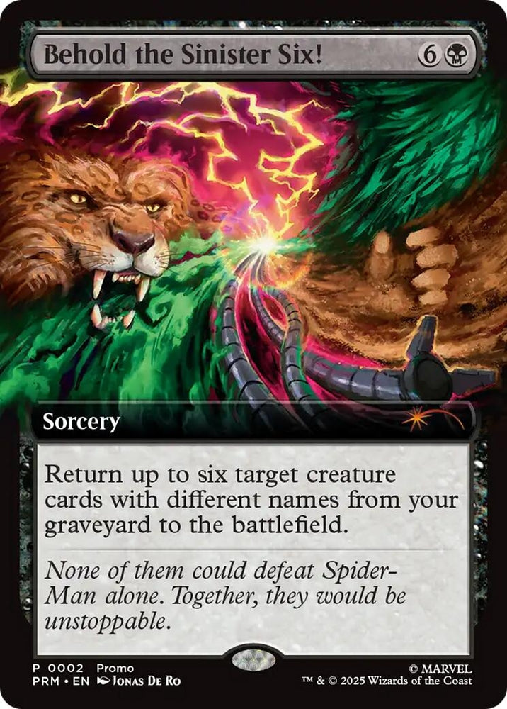 Behold the Sinister Six! (2) (Unique and Miscellaneous Promos)