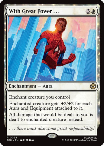 Image for With Great Power... (24) (Marvel's Spider-Man) - Magic: The Gathering